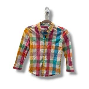 Colorful Plaid Kids Shirt